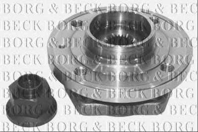 BORG & BECK bwk703 -  Комплект подшипника ступицы колеса